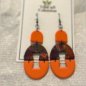Polymer clay earrings